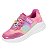 Tênis Infantil Menina Molekinha Tecido Brilho Tanaca- Verniz London/ Multi Amarelo/ Rosa - Imagem 3