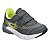 Tênis Infantil Menino Kidy Energy Baby- Grafite/ Amarelo Neon - Imagem 1