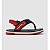 Chinelo Infantil Menino Cartago Malaga Sport- Bege/ Azul/ Vermelho - Imagem 9