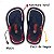 Chinelo Infantil Menino Cartago Malaga Sport- Bege/ Azul/ Vermelho - Imagem 4
