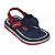 Chinelo Infantil Menino Cartago Malaga Sport- Bege/ Azul/ Vermelho - Imagem 1