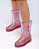 Galocha Infantil Menina Barbie Fall- Rosa/ Rosa Glitter - Imagem 4