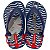 Chinelo Infantil Menino Ipanema Baby- Azul Escuro/ Vermelho - Imagem 4