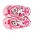Chinelo Infantil Menina Ipanema Joy Marie- Rosa/ Rosa Perolado - Imagem 2