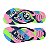 Chinelo Infantil Menina Havaianas Slim Powerpuff- Branco/ Colorido - Imagem 3
