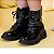 Bota Infantil Menina Mini Sua Cia Verniz- Preto/Preto - Imagem 6