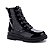 Bota Infantil Menina Mini Sua Cia Verniz- Preto/Preto - Imagem 1
