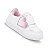 Tênis Infantil Menina Mini Sua Cia Coração- Branco/ Rosa Ballet - Imagem 2