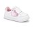 Tênis Infantil Menina Mini Sua Cia Coração- Branco/ Rosa Ballet - Imagem 5