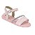 Sandália Infantil Menina Molekinha Napa Tweed Florença- Prata/ Branco Cristal/ Niquel - Imagem 2