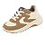 Tênis Infantil Menino Molekinho Floter Rustico- Branco OFF/ Caramelo - Imagem 3