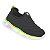Tênis Infantil Menino Slip Molekinho  Led Lycra- Preto/ Verde - Imagem 2