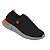 Tênis Infantil Menino Molekinho Slip Lycra Neoplex- Preto/ Laranja - Imagem 2