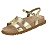 Sandália Infantil Menina Metalizado Premium- Dourado - Imagem 3