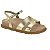 Sandália Infantil Menina Metalizado Premium- Dourado - Imagem 1