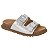 Rasteirinha Infantil Menina Birken Molekinha Verniz London- Prata - Imagem 1