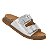 Rasteirinha Infantil Menina Birken Molekinha Verniz London- Prata - Imagem 2