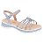 Sandália Infantil Menina Talim Florença- Azul Sky/Branco/ Cristal - Imagem 1