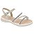 Sandália Infantil Menina Molekinha Turim Tira Florencia- Branco OFF/ Branco Cristal - Imagem 1