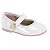 Sapatilha Infantil Menina Molekinha Verniz Premium- Branco/ Rosa - Imagem 1