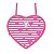 Bolsa Infantil Menina Molekinha Coração- Rosa/ Branco/ Pink - Imagem 1