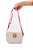 Bolsa Infantil Menina Molekinha Pvc- Branco OFF/Rosa - Imagem 2