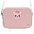 Bolsa Infantil Menina Molekinha Pvc- Rosa/ Branco OFF - Imagem 1