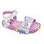 Sandália Infantil Menina Pampili Lulli Led Borboleta- Branco/ Rosa Danone - Imagem 3
