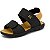 Sandália Infantil Menino Klin Tic Tac- Preto/ Ocre - Imagem 3