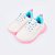 Tênis Infantil Menina Pampili Mini Soft- Branco/ Rosa - Imagem 3