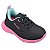 Tênis Infantil Menina Pampili Mini Soft- Preto/ Pink - Imagem 3