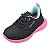 Tênis Infantil Menina Pampili Mini Soft- Preto/ Pink - Imagem 2