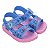 Sandália Infantil Menina Disney Stitch- Rosa/Azul Médio - Imagem 1