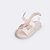 Sandália Infantil Menina Pampili Petit- Nude Holográfico - Imagem 5