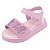 Sandália Infantil Menina Pampili Petit- Rosa Danone - Imagem 2