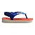 Chinelo Infantil Menino Havaianas Baby Logomania- Branco/ Azul Estrela - Imagem 4