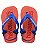 Chinelo Infantil Menino Havaianas Baby Logomania- Branco/ Azul Estrela - Imagem 1