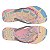 Chinelo Infantil Menina  Havaianas Glitter- Rosa Glow - Imagem 7