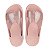 Rasteirinha Infantil Zazy Daily- Nude Glitter - Imagem 2