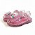 Sandália Infantil Menina Cristal Camin Laço- Glitter/ Rosa Ballet - Imagem 2