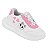 Tênis Infantil Menina Molekinha Estelar- Branco/ Glitter Rosa - Imagem 2