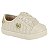 Tênis Infantil Menino Molekinha Glamour- Branco OFF/ Dourado - Imagem 1