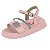 Sandália Infantil Menina Molekinha Turim Florença- Rosa Cristal - Imagem 3