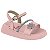 Sandália Infantil Menina Molekinha Turim Florença- Rosa Cristal - Imagem 1