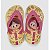 Chinelo Infantil Menina Ipanema Turma Da Mônica- Amarelo/ Rosa - Imagem 1