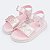 Sandália Infantil Menina Pampili Petit- Rose Metal - Imagem 4