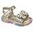 Sandália Infantil Menina Pampili Mini Led- Dourado - Imagem 3