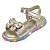 Sandália Infantil Menina Pampili Mini Led- Dourado - Imagem 2