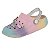 Babuche Infantil Menina Molekinha EVA Arco Iris- Multicolor - Imagem 3