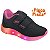 Tênis Infantil Menina Kidy Led Fun- Preto/ Rosa - Imagem 4